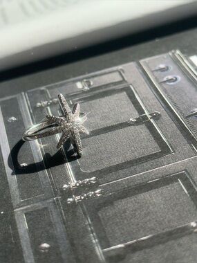 APM MONACO METEORITES Starburst Ring - Silver